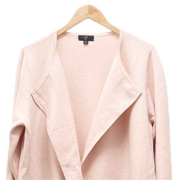J. Crew 365 Juliette Collarless Long Sweater Blazer Ballet Pink Women’s Size XL - Picture 6 of 11